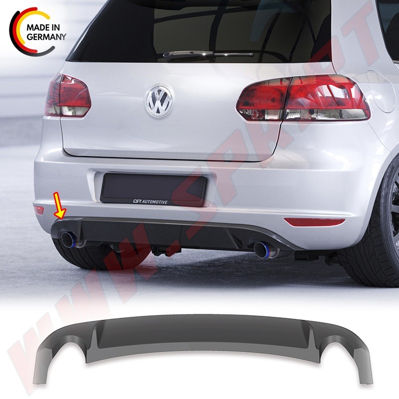 Difusor Traseiro V.2 - VW Golf 6 "Standard" (2008-2012) Difusor Traseiro V.2 - VW Golf 6 "Standard" (2008-2012)