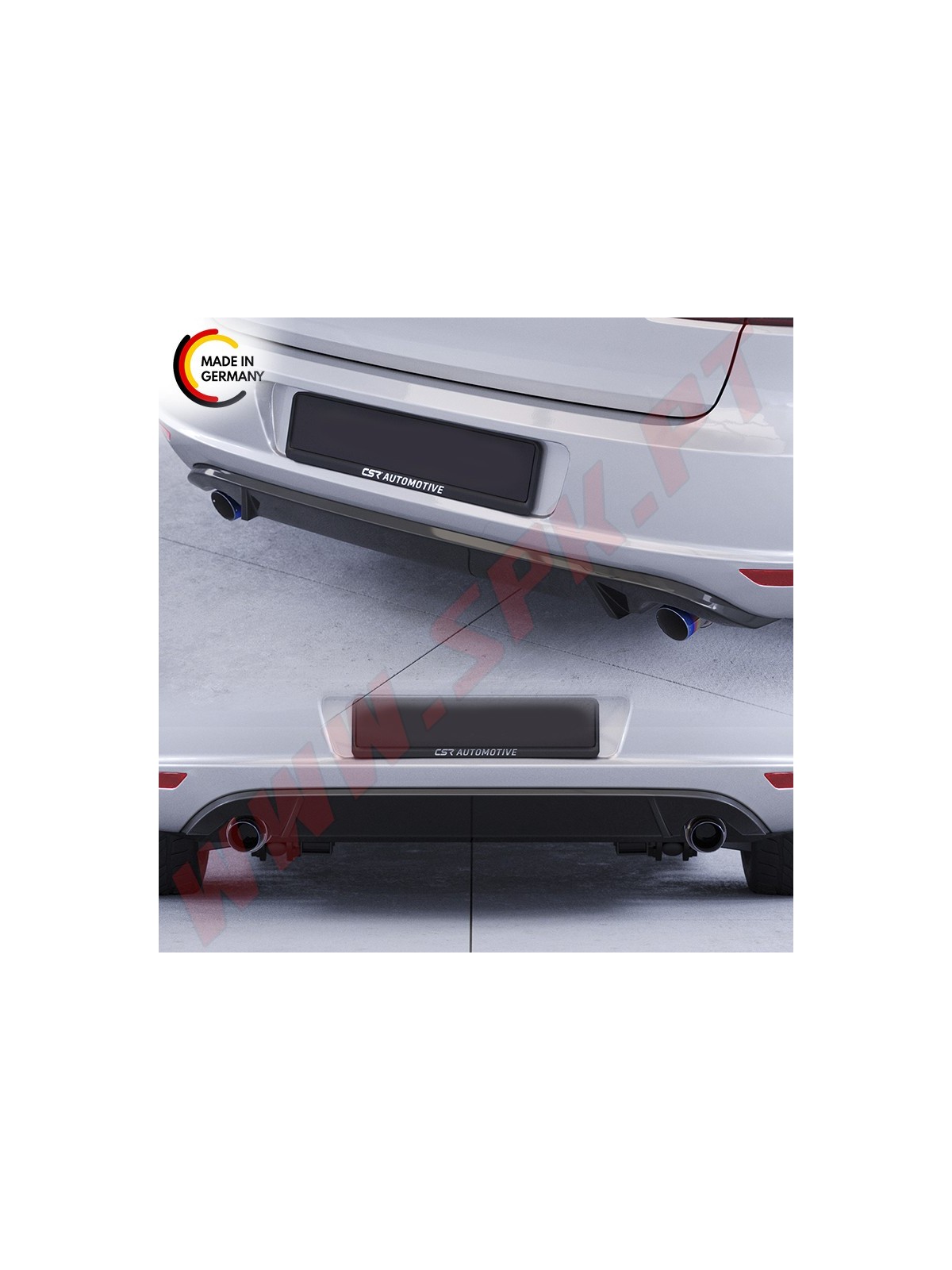 Difusor Traseiro V.2 - VW Golf 6 "Standard" (2008-2012) Difusor Traseiro V.2 - VW Golf 6 "Standard" (2008-2012)