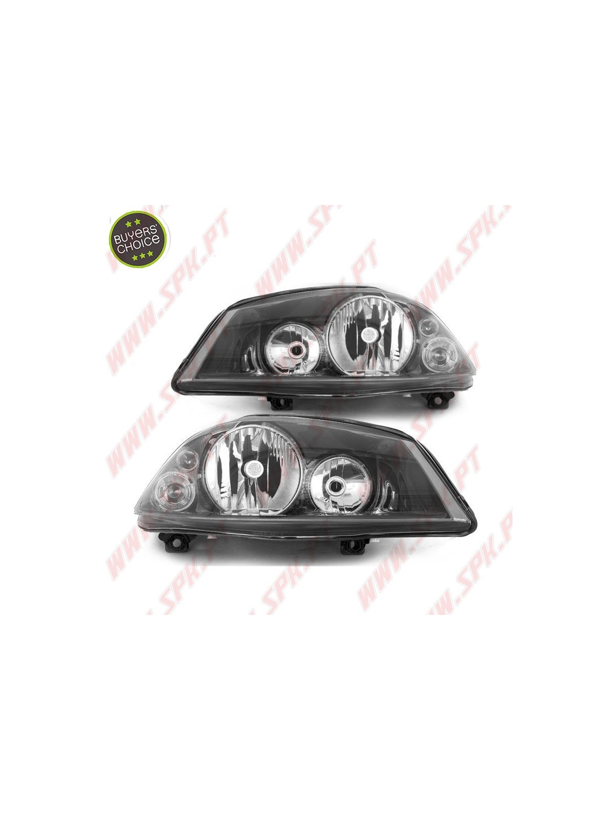 Faróis Look OEM BLack - Seat Ibiza 6L (2002-2008)