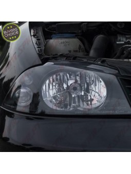 Faróis Look OEM BLack H4 - Seat Ibiza 6L (2002-2008)