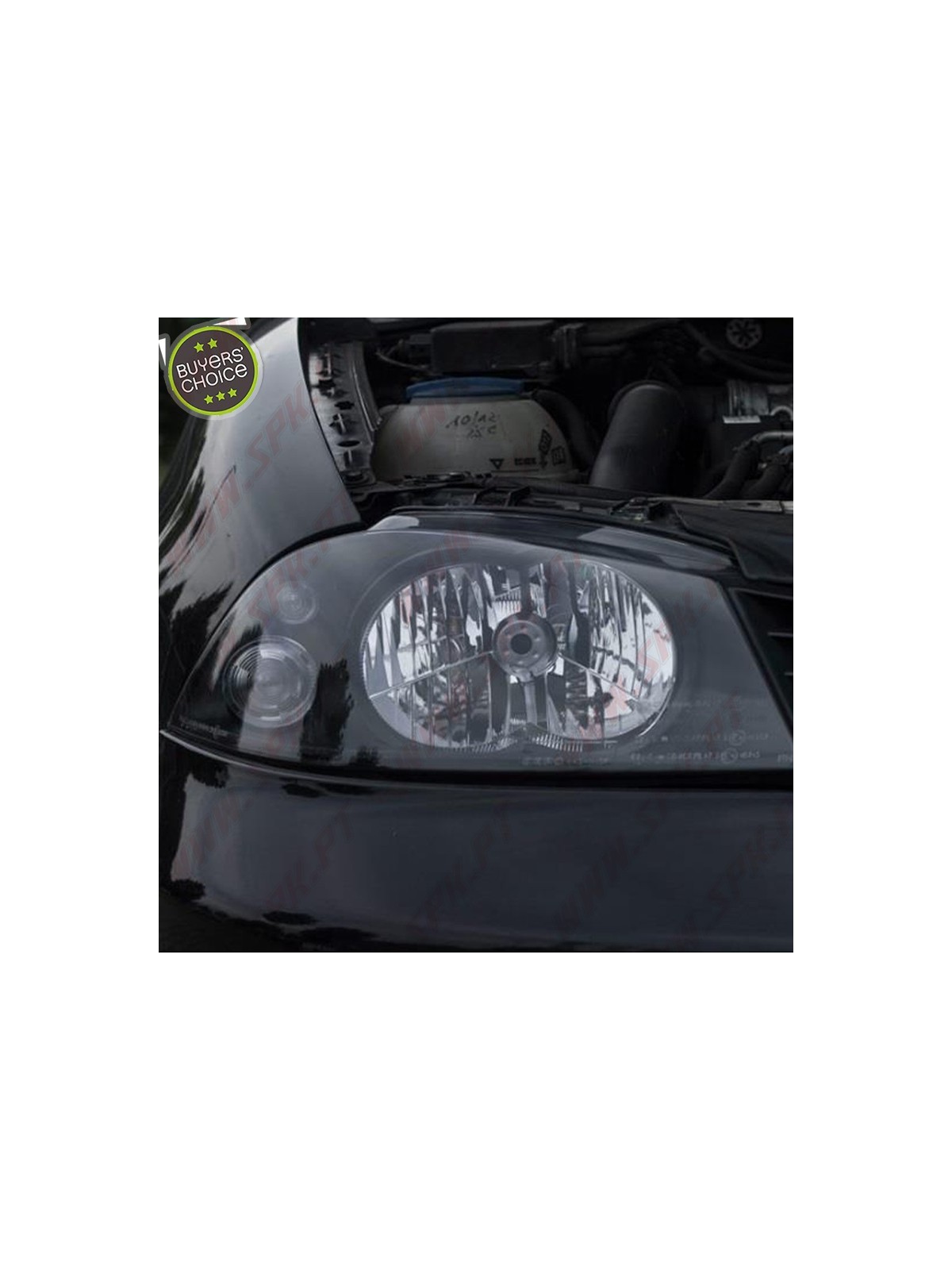 Faróis Look OEM BLack H4 - Seat Ibiza 6L (2002-2008)