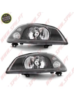 Faróis Look OEM BLack H4 - Seat Ibiza 6L (2002-2008)