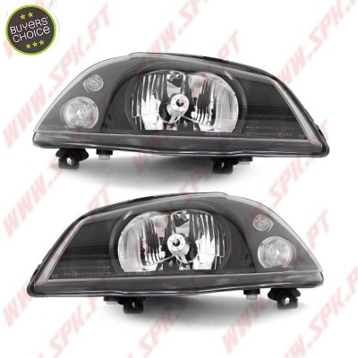 Faróis Look OEM BLack H4 - Seat Ibiza 6L (2002-2008)