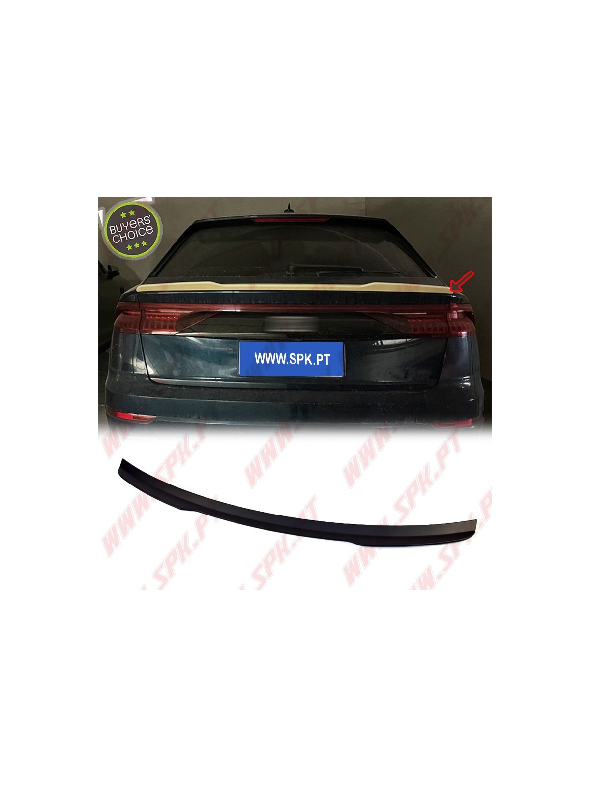 Aileron Traseiro Inferior - Audi Q8 (2018-)