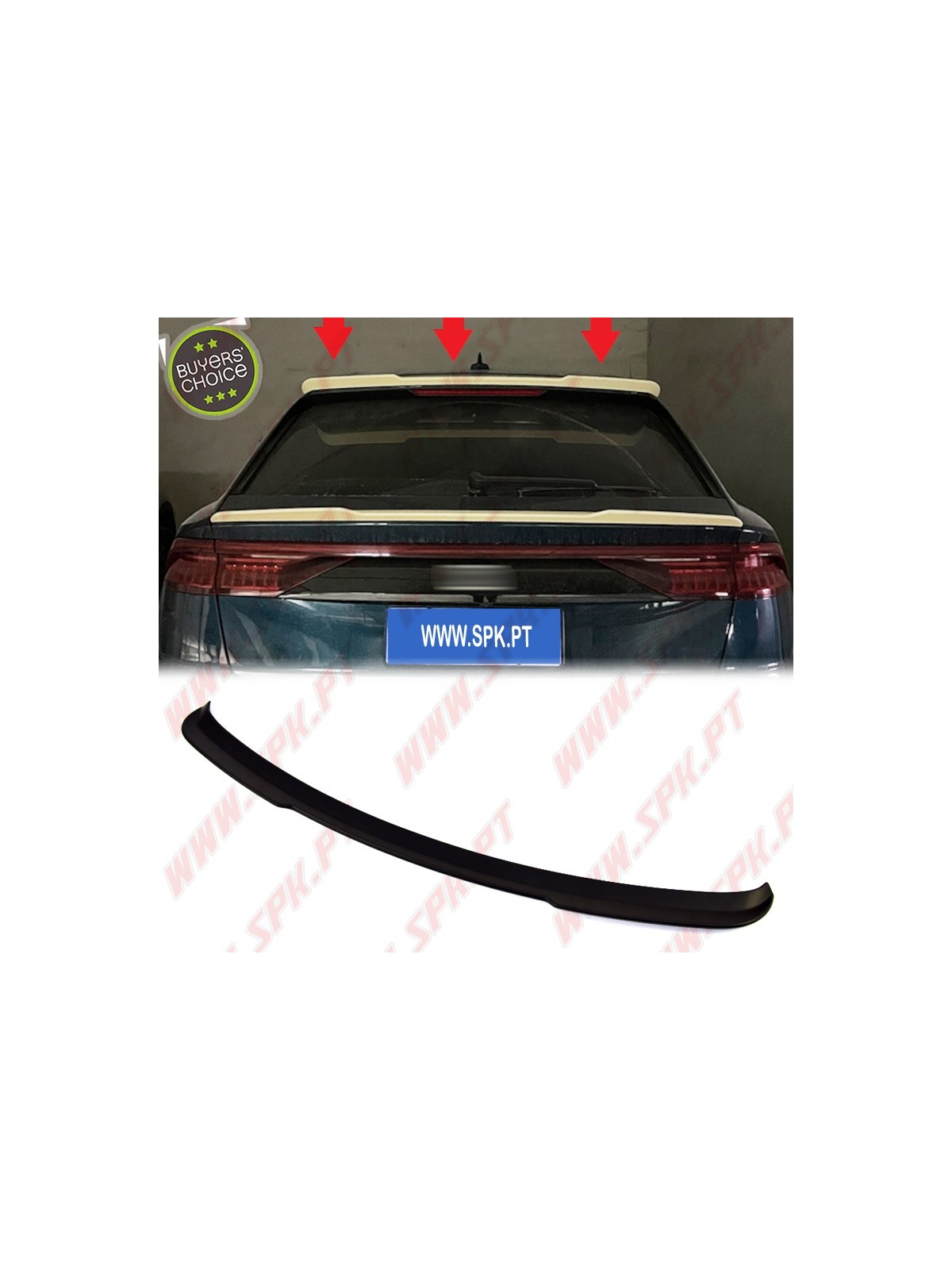 Aileron Traseiro Superior - Audi Q8 (2018-)