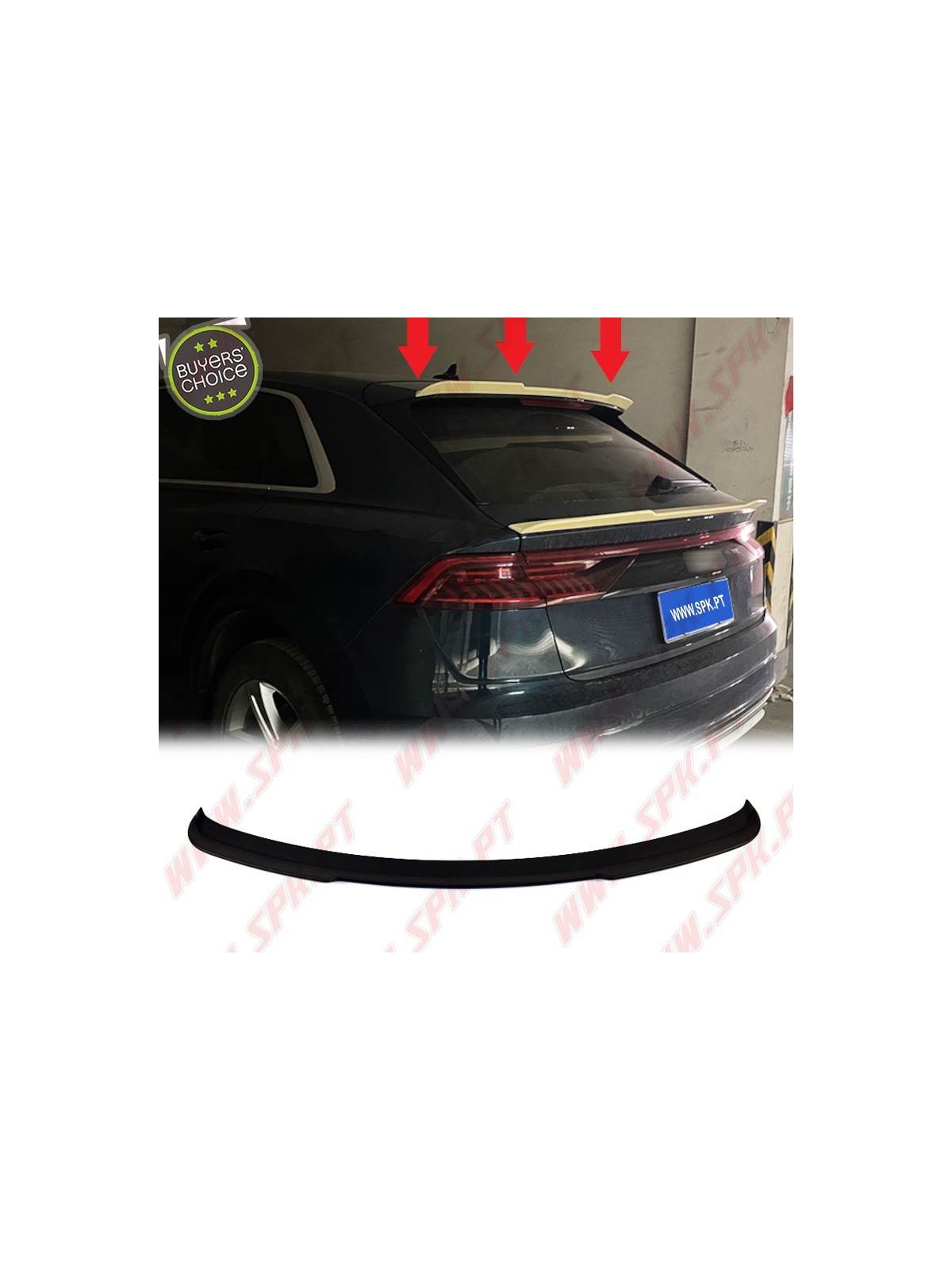 Aileron Traseiro Superior - Audi Q8 (2018-)