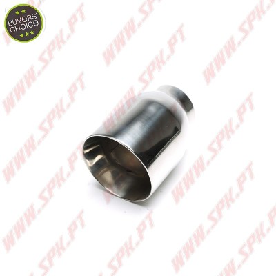 Ponteira de Escape Inox - Redonda / Açotada 110mm