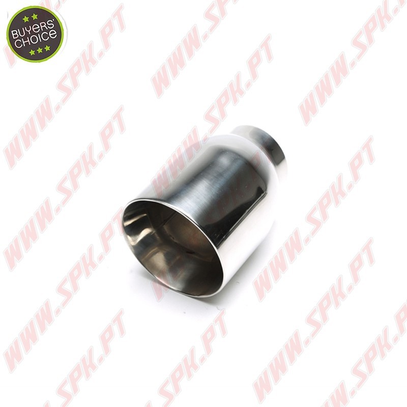 Ponteira de Escape Inox - Redonda / Açotada 110mm