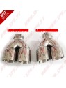 Ponteira de Escape Inox - Dupla 2x75mm