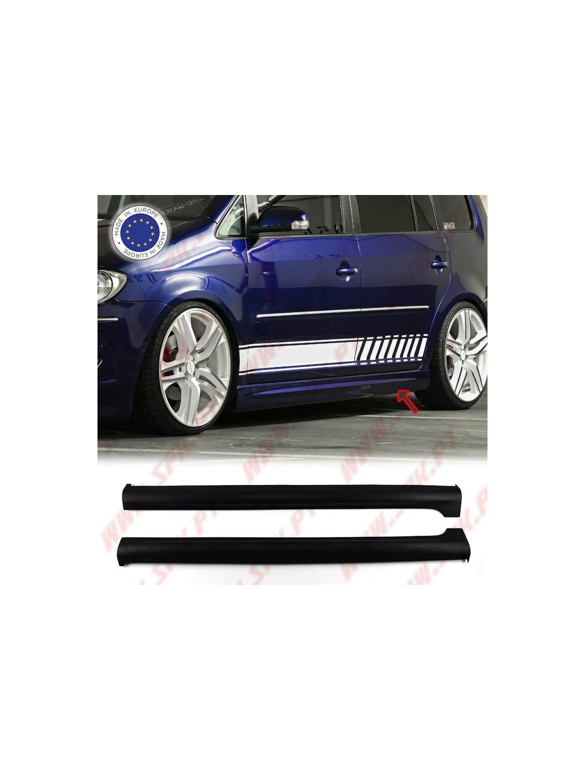 Embaladeiras - VW Touran MK1 (2003-2010)