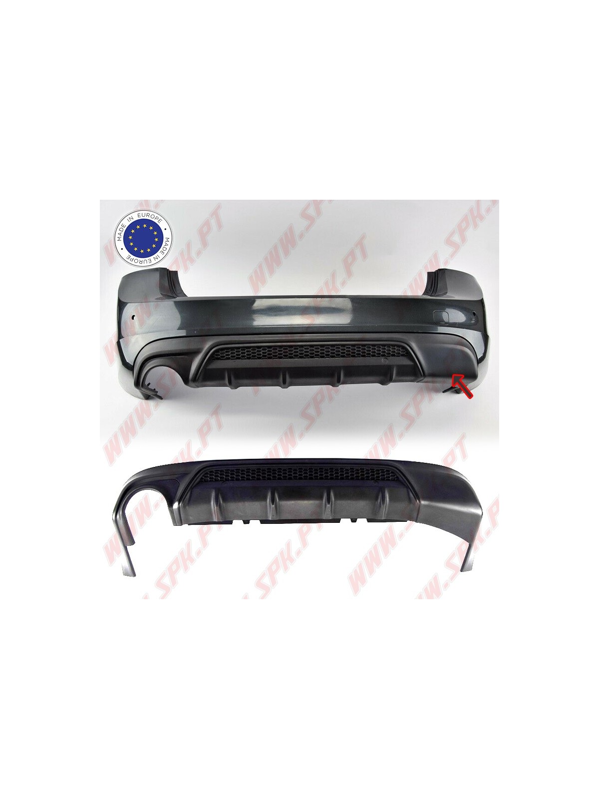 Difusor Traseiro Volvo S60 / V60 (2010-2018)