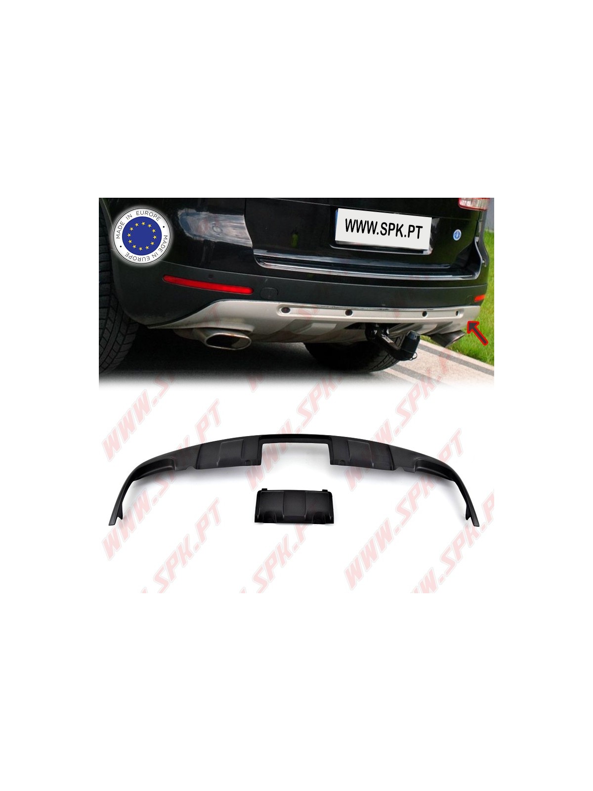 Difusor Traseiro VW Touareg (2002-2010)