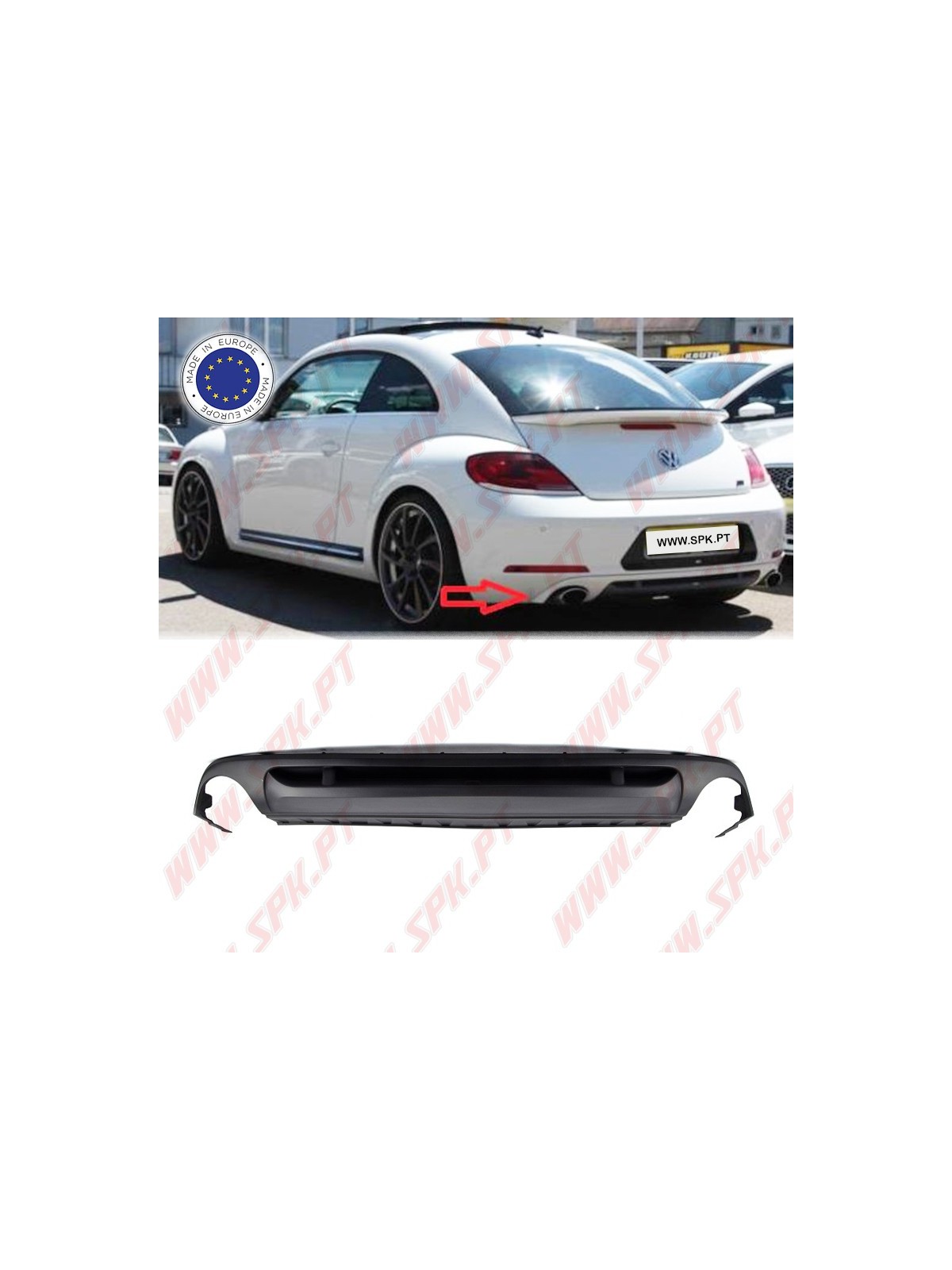 Difusor Traseiro VW Beetle (2011-2019) Difusor Traseiro VW Beetle (2011-2019)