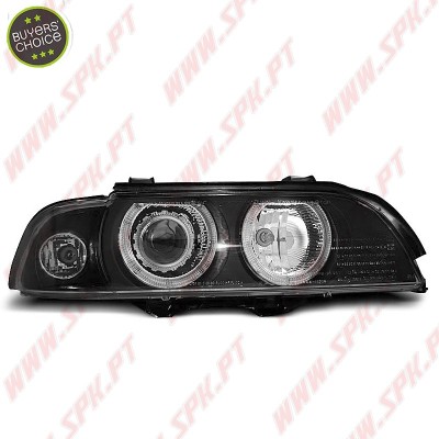 Faróis Angel Eyes / Black - BMW E39 (1995-2003)