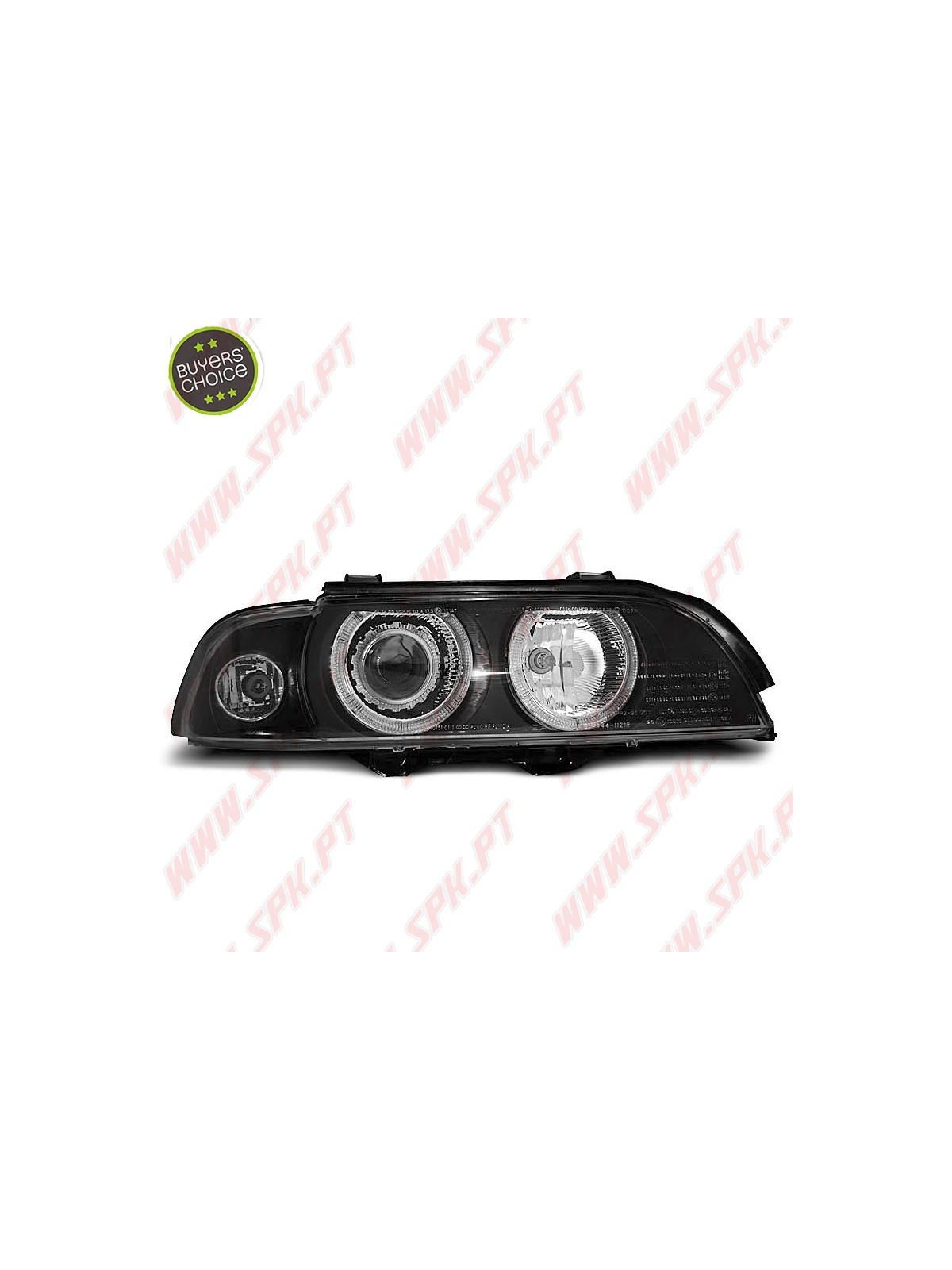 Faróis Angel Eyes / Black - BMW E39 (1995-2003) Faróis Angel Eyes / Black - BMW E39 (1995-2003)