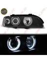 Faróis Angel Eyes CCFL / Black - BMW E39 (1995-2003)