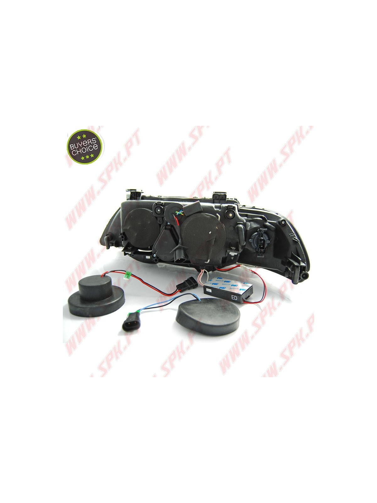 Faróis Angel Eyes CCFL / Black - BMW E39 (1995-2003)