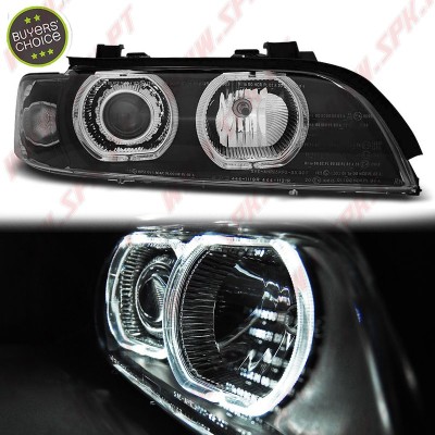 Faróis Angel Eyes CCFL / Black - BMW E39 (1995-2003)