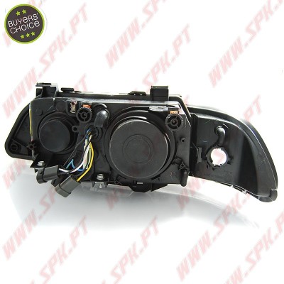 Faróis Angel Eyes CCFL / Black - BMW E39 (1995-2003)