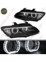 Faróis XENON Angel Eyes / Black - BMW E92 / E93 (2006-2010) Faróis XENON Angel Eyes / Black - BMW E92 / E93 (2006-2010)