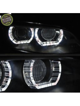 Faróis XENON Angel Eyes / Black - BMW E92 / E93 (2006-2010)