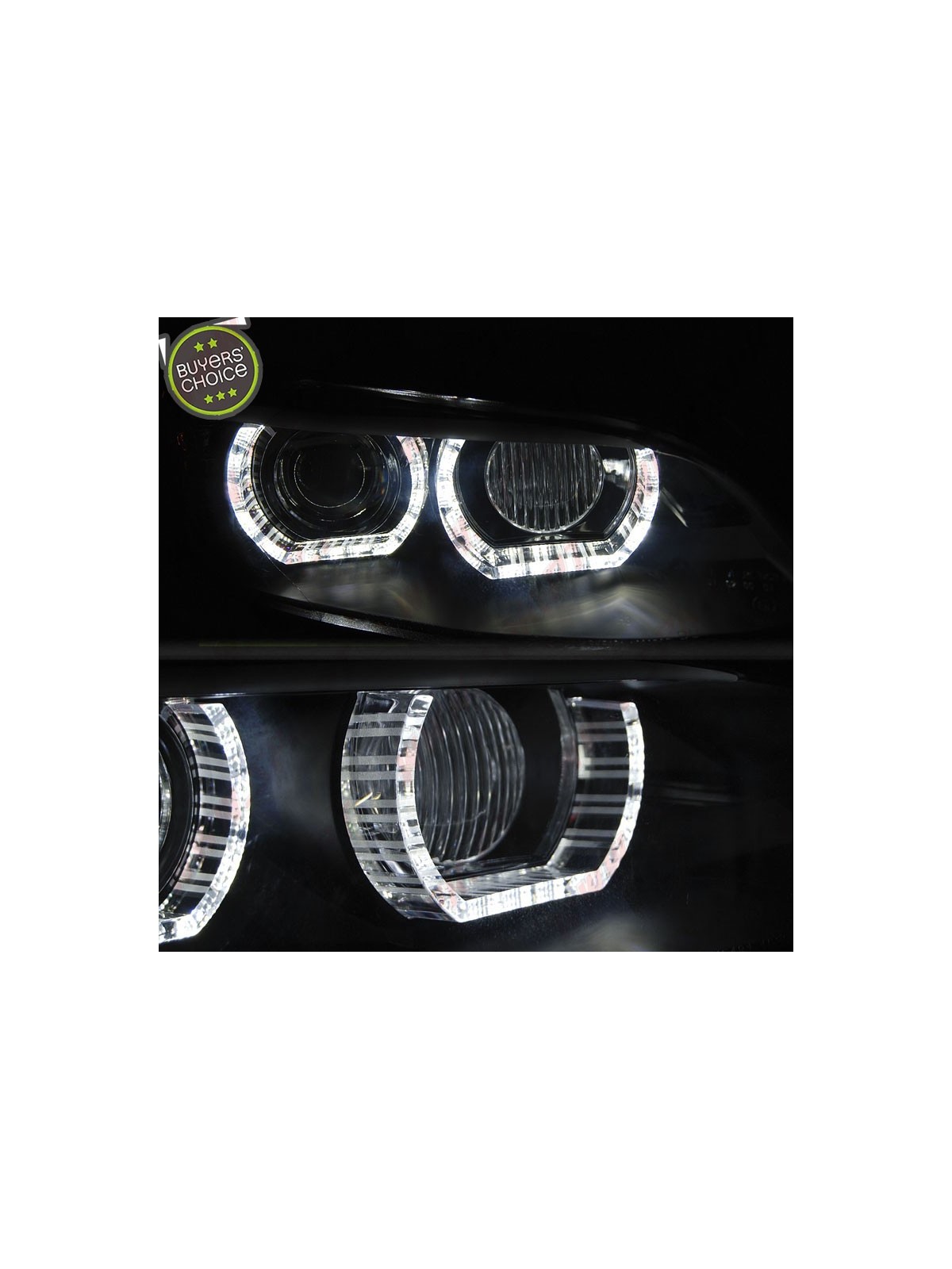 Faróis XENON Angel Eyes / Black - BMW E92 / E93 (2006-2010) Faróis XENON Angel Eyes / Black - BMW E92 / E93 (2006-2010)