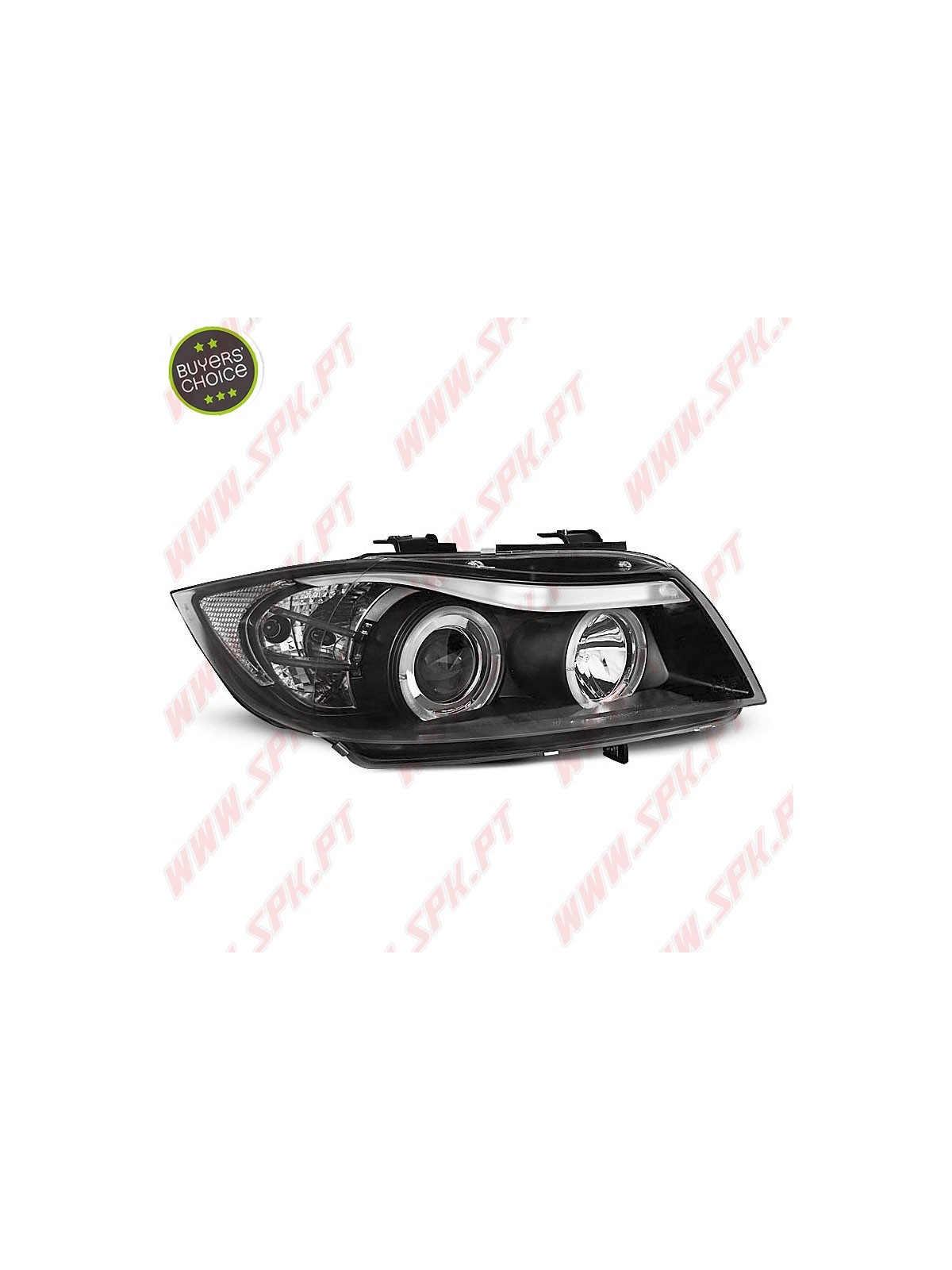 Faróis Angel Eyes / Black - BMW E90 / E91 (2005-2008)