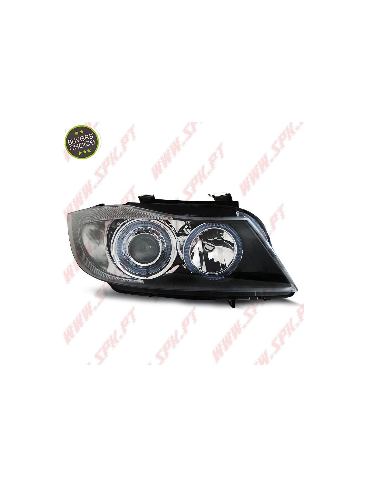 Faróis Angel Eyes / Black - BMW E90 / E91 (2005-2008)