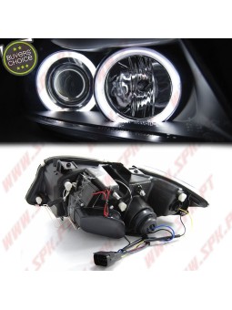Faróis Angel Eyes CCFL / Black - BMW E90 / E91 (2005-2008)