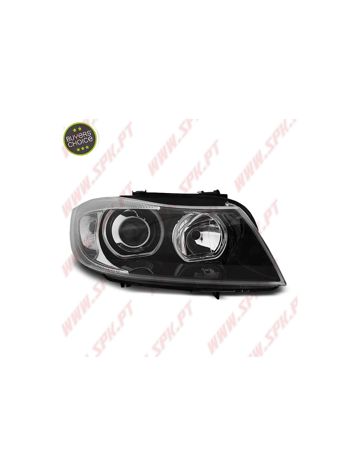 Faróis Angel Eyes / Black - BMW E90 / E91 (2005-2008)