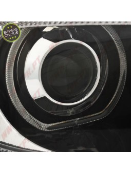 Faróis Angel Eyes / Black - BMW E90 / E91 (2005-2008)