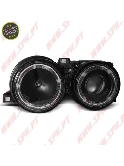 Faróis Angel Eyes / Full-Black - BMW E30 (1982-1994)