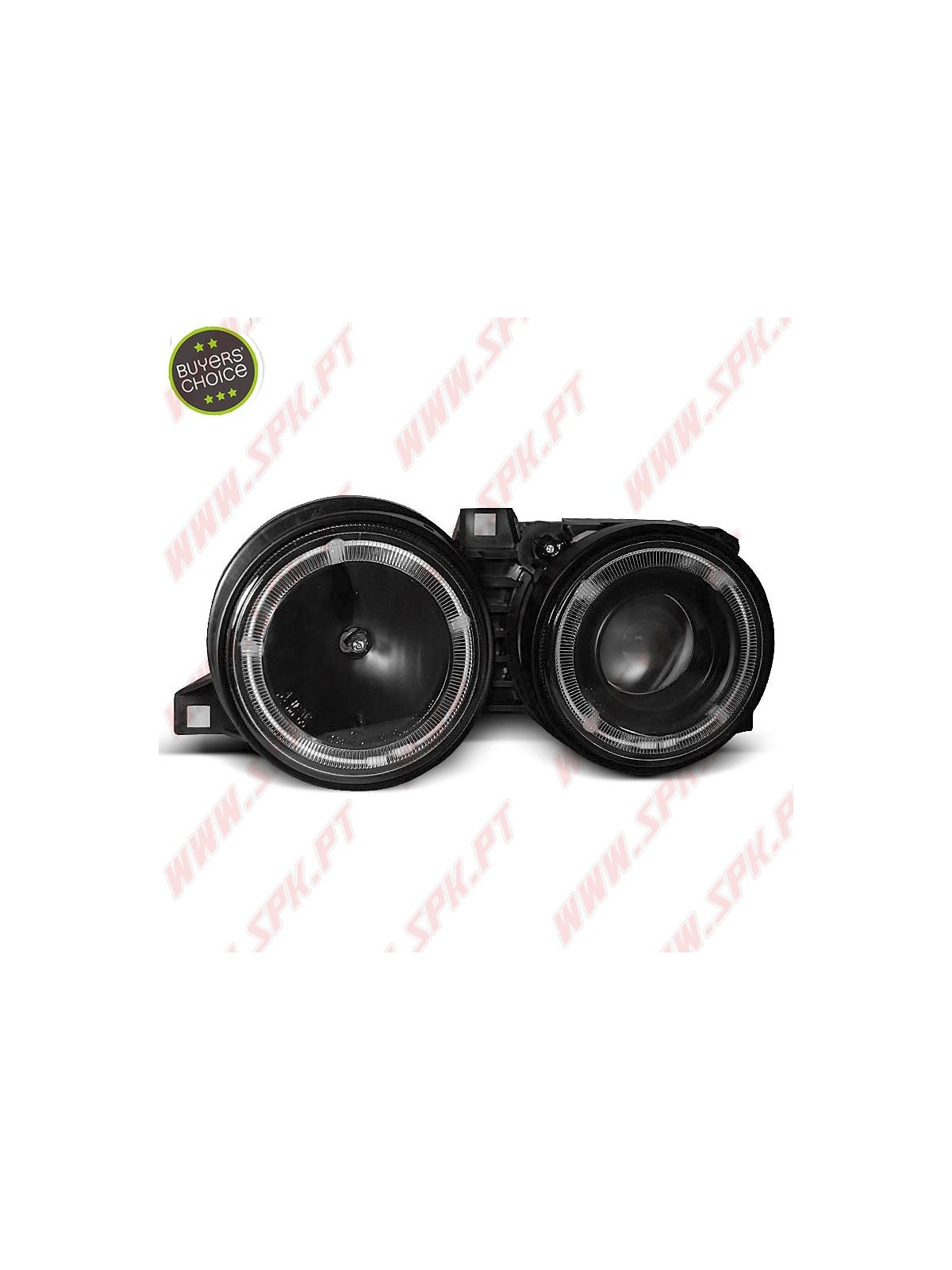 Faróis Angel Eyes / Full-Black - BMW E30 (1982-1994) Faróis Angel Eyes / Full-Black - BMW E30 (1982-1994)