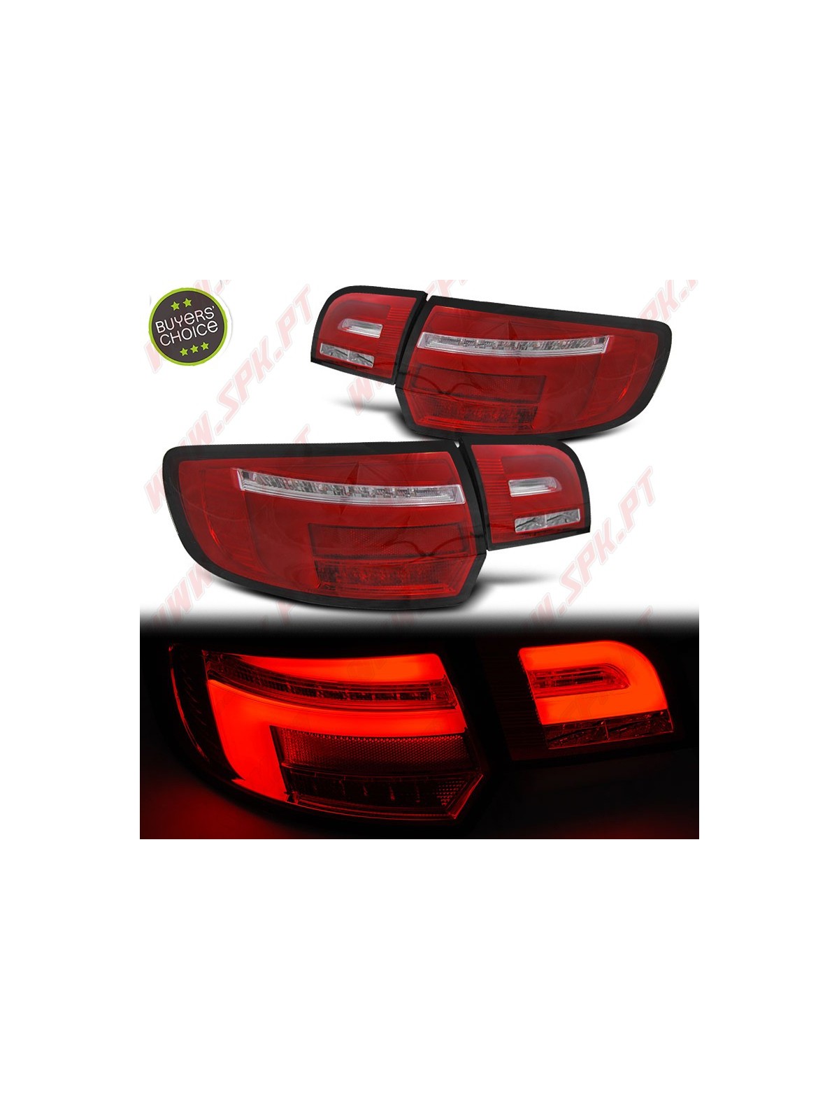 Farolins LED-BAR Red - Audi A3 8P Sportback (2003-2008) Farolins LED-BAR Red - Audi A3 8P Sportback (2003-2008)