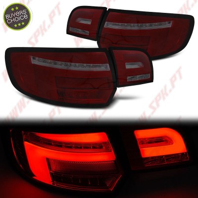 Farolins LED-BAR Smoke+Red - Audi A3 8P Sportback (2003-2008)
