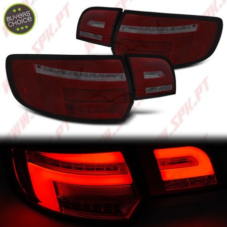 Farolins LED-BAR Smoke+Red - Audi A3 8P Sportback (2008-2012)