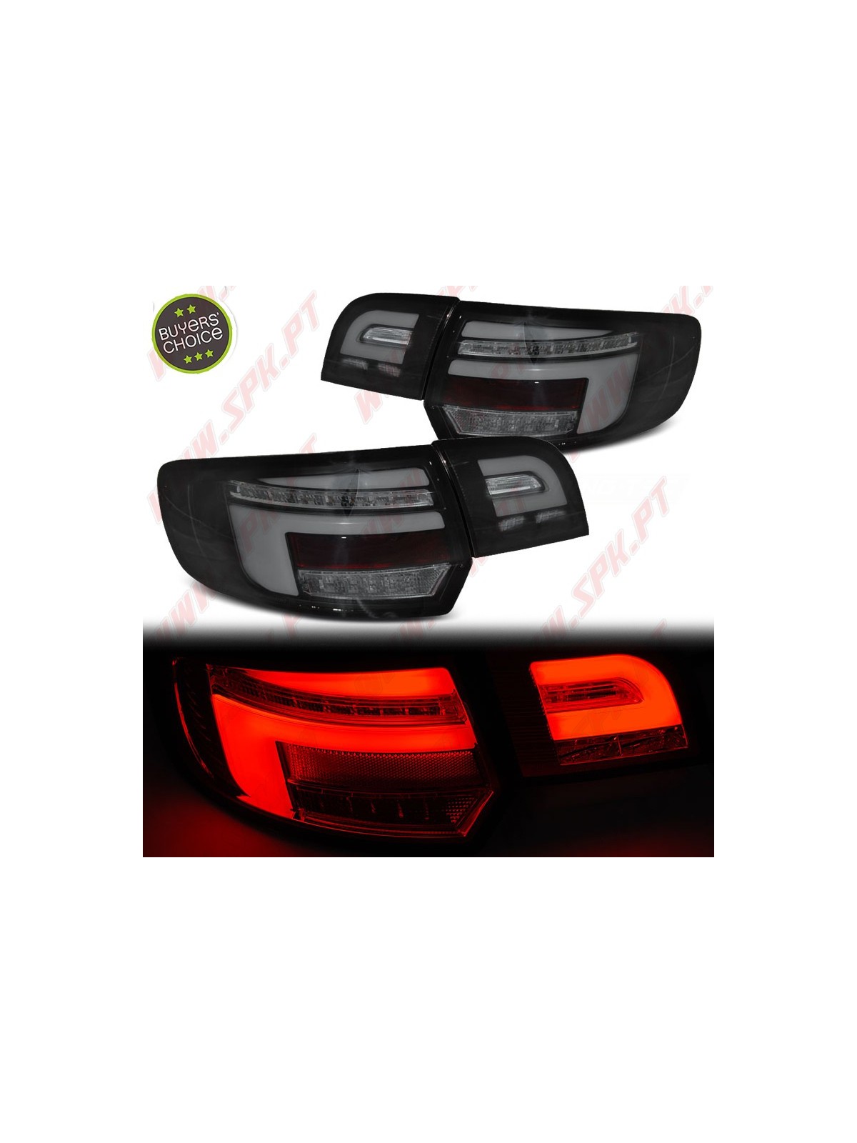 Farolins LED-BAR Black+Clear - Audi A3 8P Sportback (2008-2012)