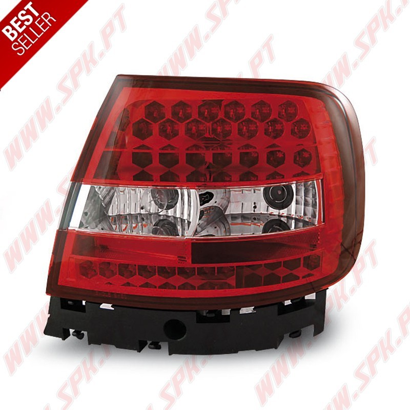 Farolins LED Red+Clear - Audi A4 B5 Sedan (1994-2000) Farolins LED Red+Clear - Audi A4 B5 Sedan (1994-2000)