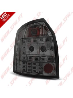 Farolins LED Chrome+Smoke - Audi A4 B6 Avant (2000-2004)