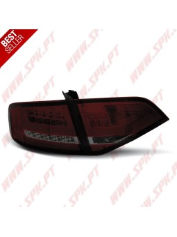 Farolins LED-BAR Red+Smoke - Audi A4 B8 Sedan (2008-2011)