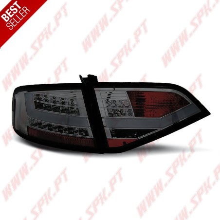 Farolins LED-BAR Chrome+Smoke - Audi A4 B8 Sedan (2008-2011)