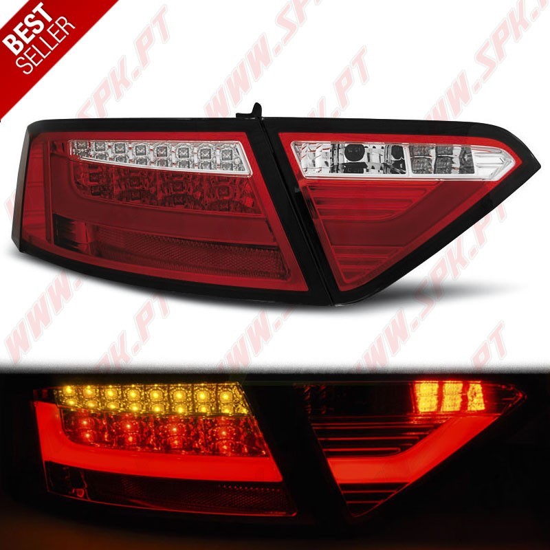 Farolins LED-BAR Red - Audi A5 8T Coupe / Sportback / Cabrio (2007-2011) Farolins LED-BAR Red - Audi A5 8T Coupe / Sportback / Cabrio (2007-2011)