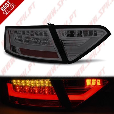 Farolins LED-BAR Smoke+Chrome - Audi A5 8T Coupe / Sportback / Cabrio (2007-2011)