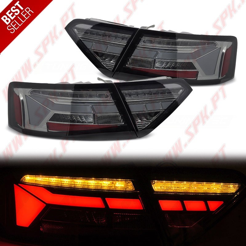 Farolins LED-BAR Smoke+Chrome - Audi A5 8T Coupe / Sportback / Cabrio (2011-2016)