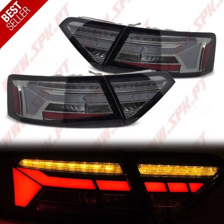 Farolins LED-BAR Smoke+Chrome - Audi A5 8T Coupe / Sportback / Cabrio (2011-2016)