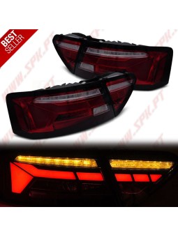 Farolins LED-BAR Red+Smoke - Audi A5 8T Coupe / Sportback / Cabrio (2011-2016)