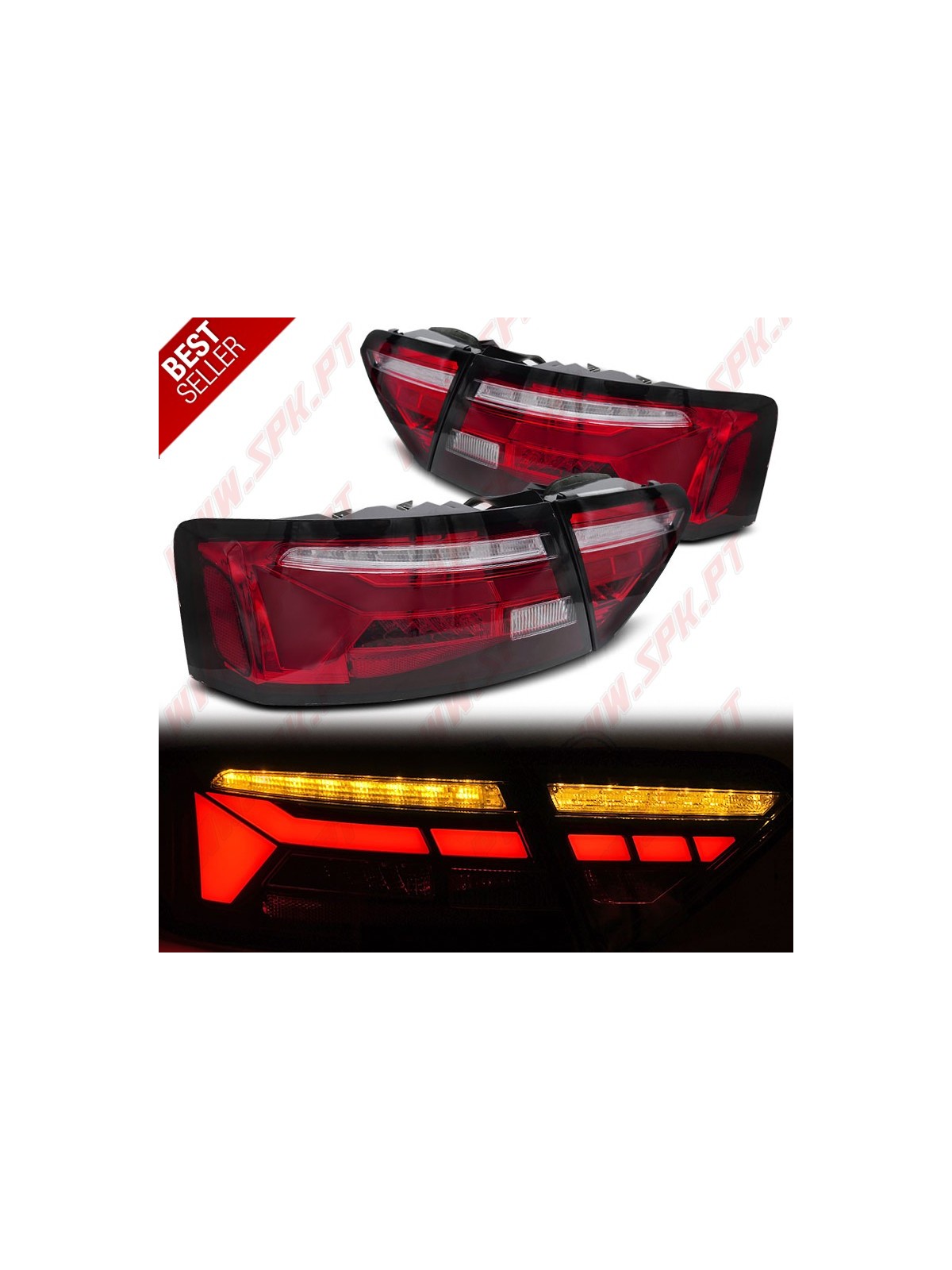 Farolins LED-BAR Red - Audi A5 8T Coupe / Sportback / Cabrio (2011-2016)
