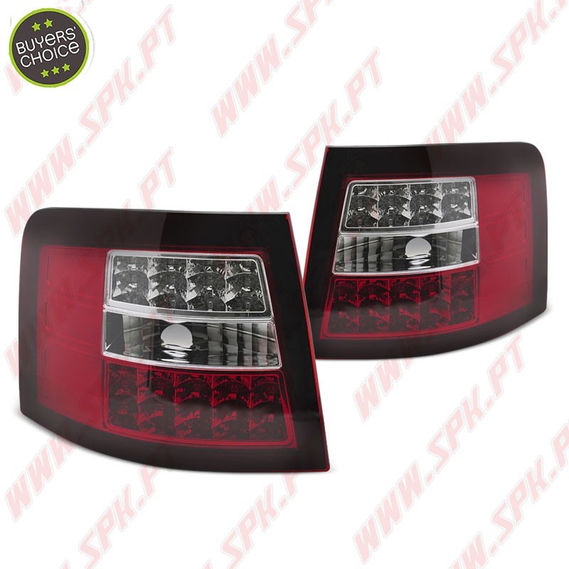 Farolins LED Smoke+Red - Audi A6 C5 Avant (1997-2004)