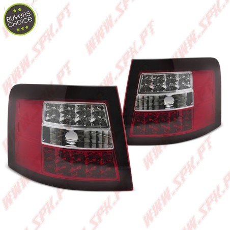 Farolins LED Smoke+Red - Audi A6 C5 Avant (1997-2004)