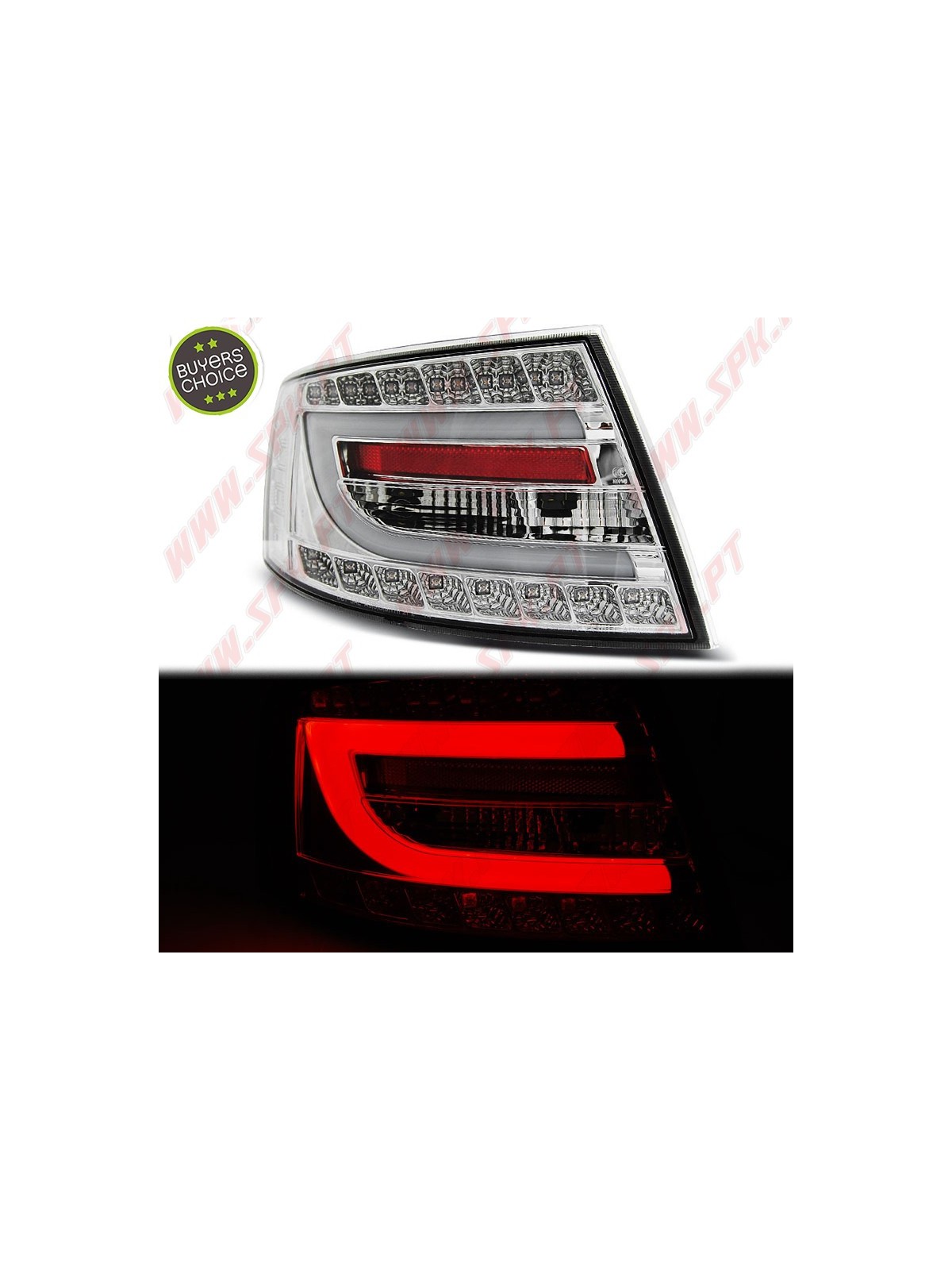 Farolins LED Chrome - Audi A6 C6 Sedan (2004-2008)